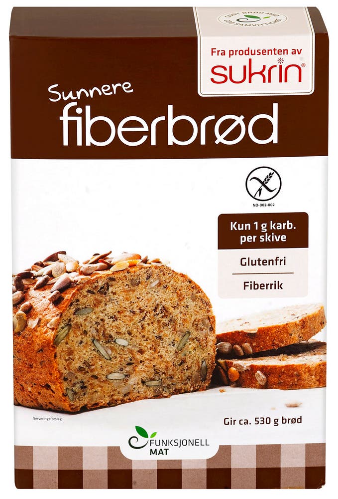Sukrin Fiberbrød Glutenfri