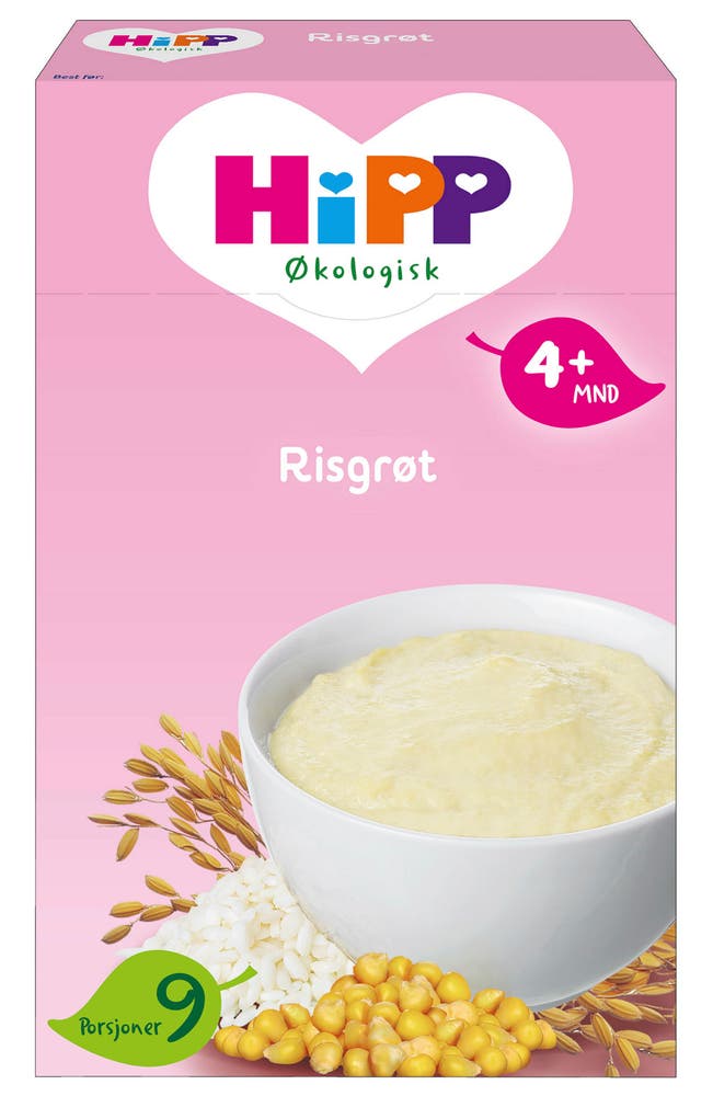 Hipp Risgrøt Økologisk Fra 4 mnd