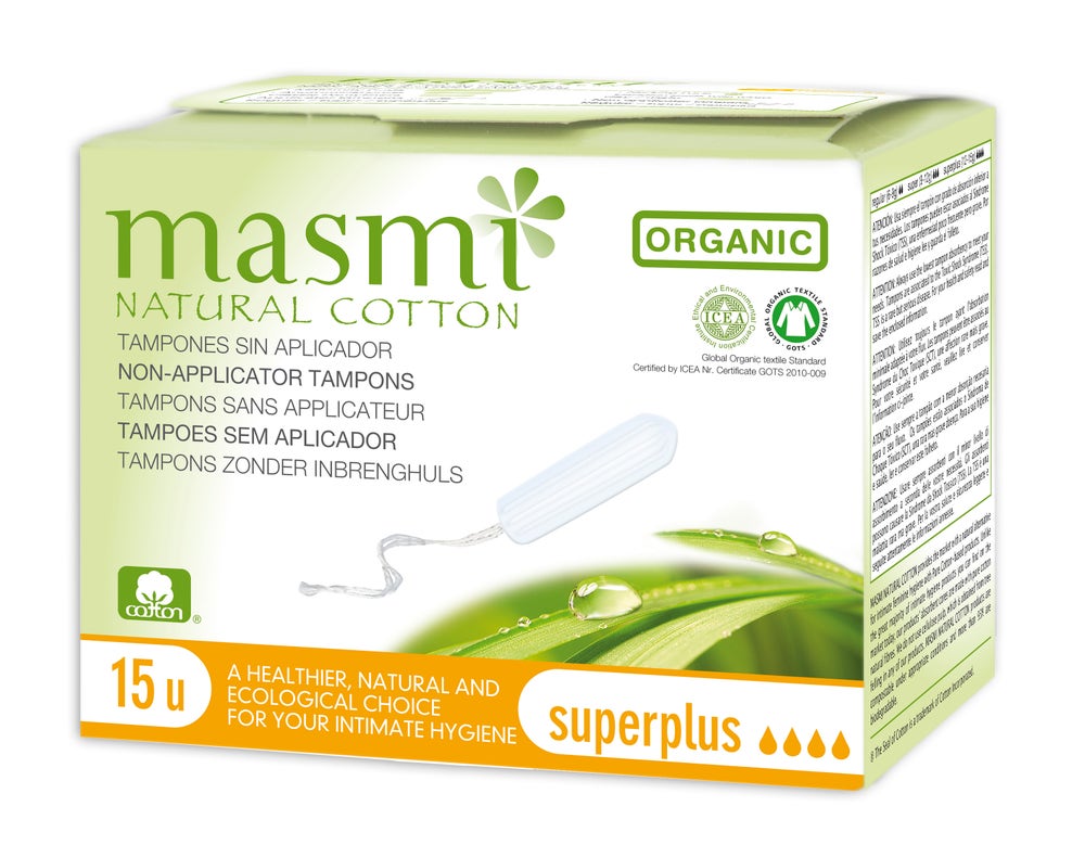 Masmi Tamponger Superplus, Ikke Klorbleket Økologisk