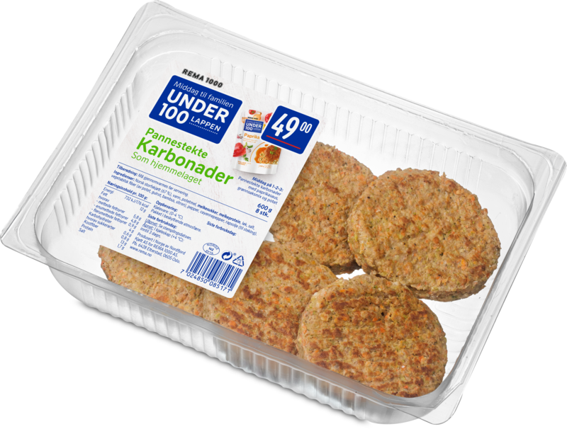 REMA 1000 Pannestekte karbonader