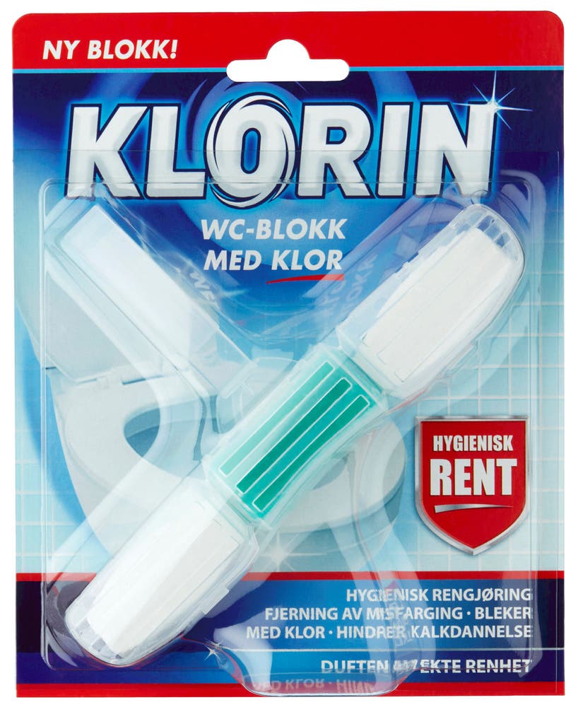 Klorin WC-blokk Med klor