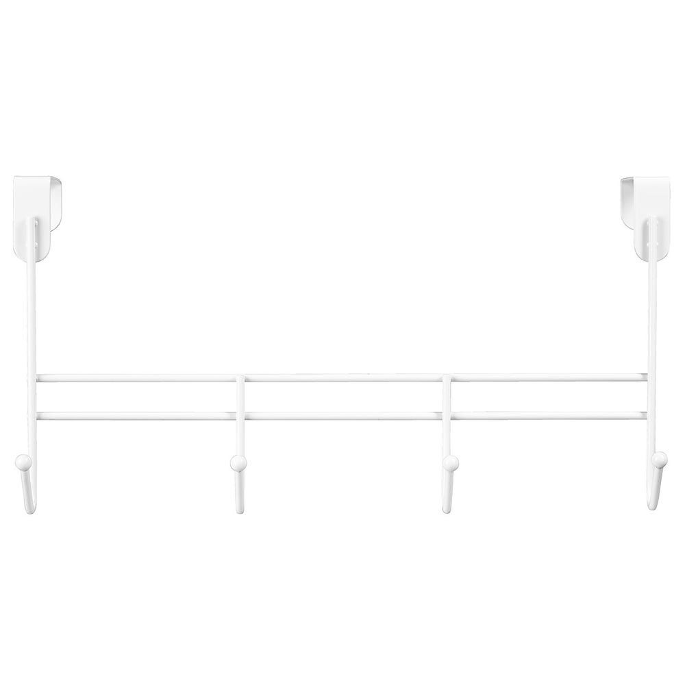 Clas Ohlson Dørhenger 4 kroker Hvit