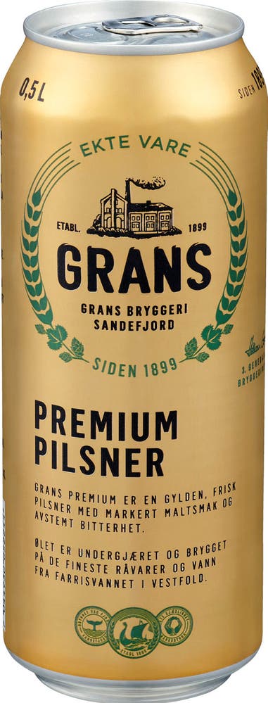Grans Bryggeri Grans Premium Pils