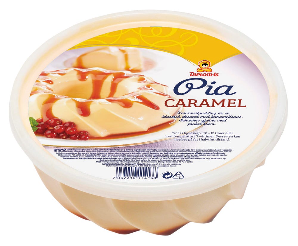 Diplom-Is Pia Karamellpudding
