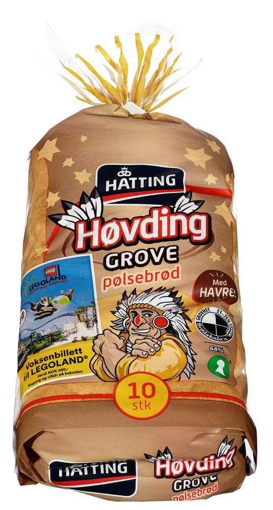Hatting Høvding Grove Pølsebrød