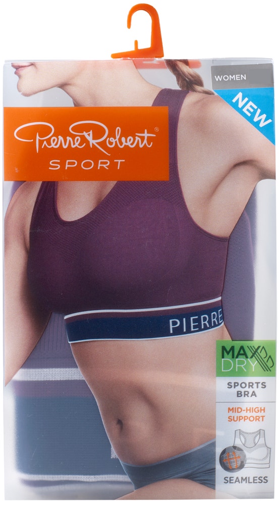 Pierre Robert Sports Bra Burgundy, str. S
