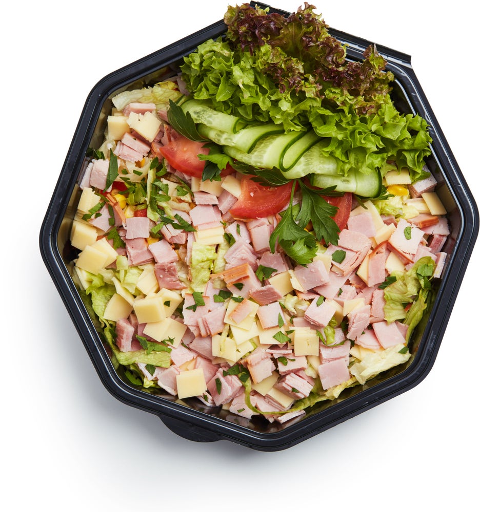 Strøm-Larsen Salat med Ost Og skinke