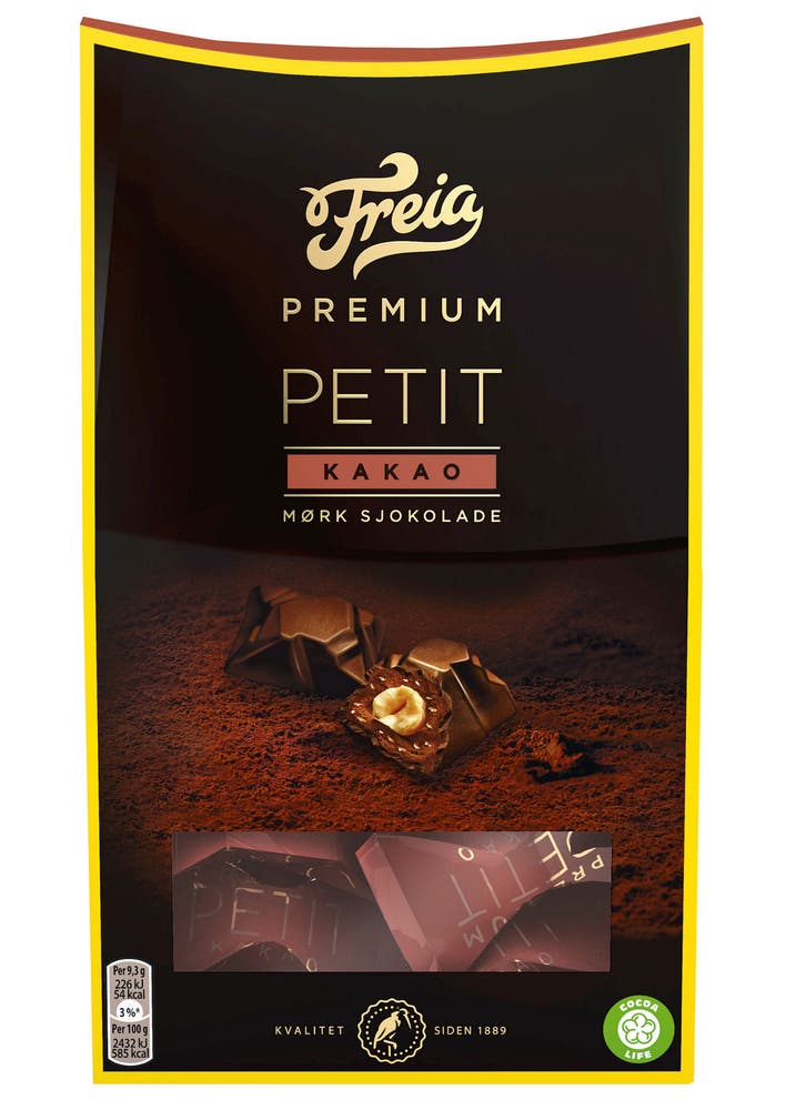 Freia Premium Petit Mørk Pose