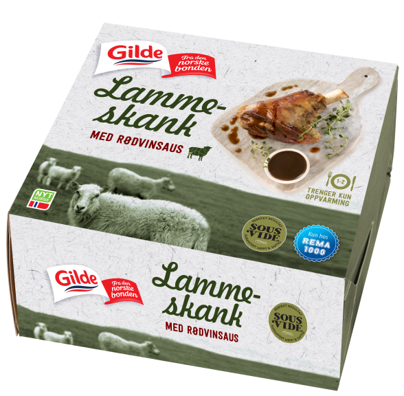 Gilde Lammeskank Sousvide Med Rødvinssaus