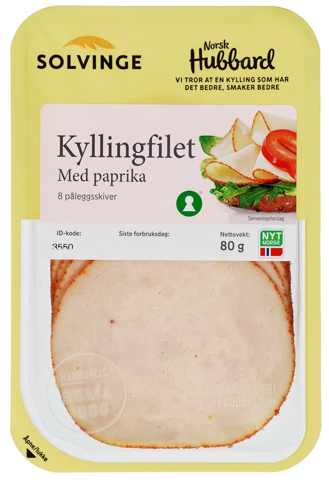 Solvinge Kyllingfilet med Paprika