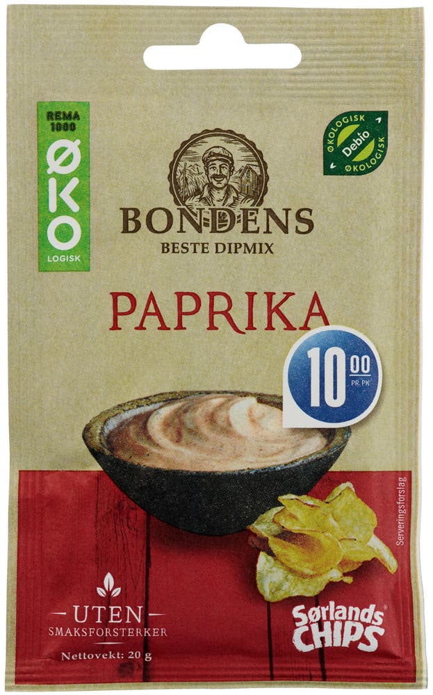 REMA 1000 Bondens Beste Dip Paprika