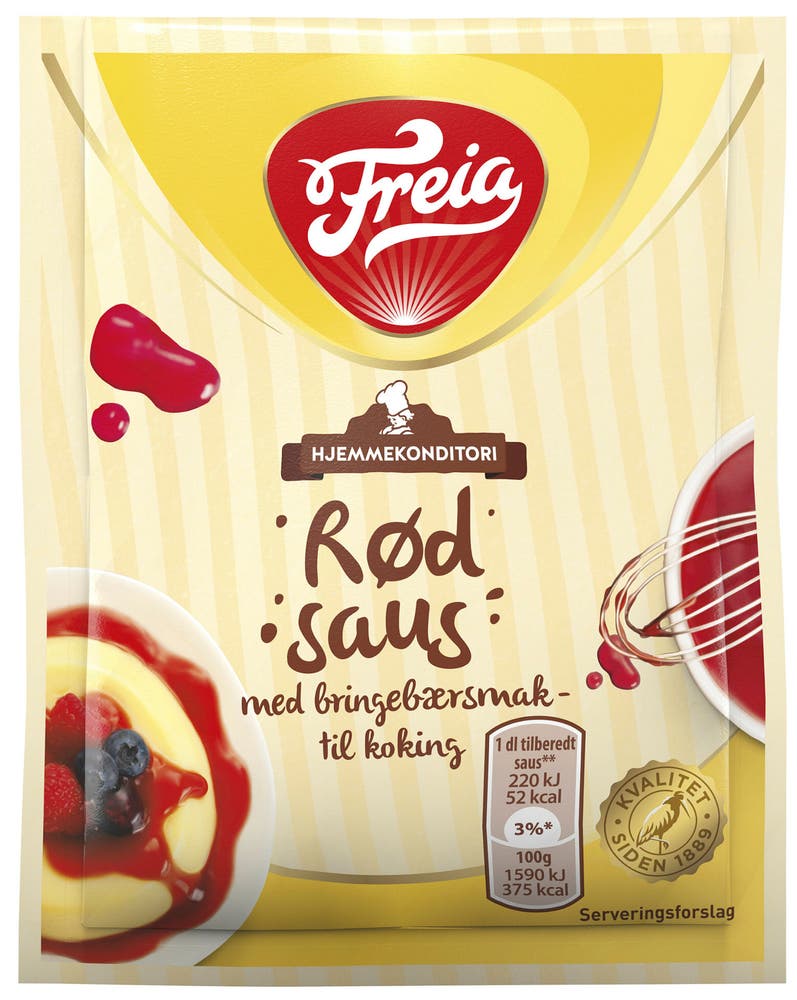 Freia Bringebærsaus Til koking