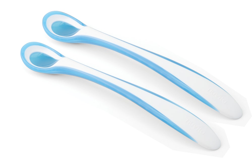 Nuvita Temperatursensitiv skje Blå