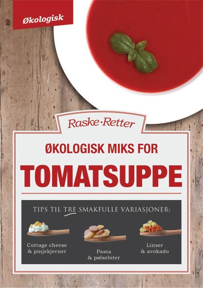 Raske Retter Tomatsuppe Økologisk