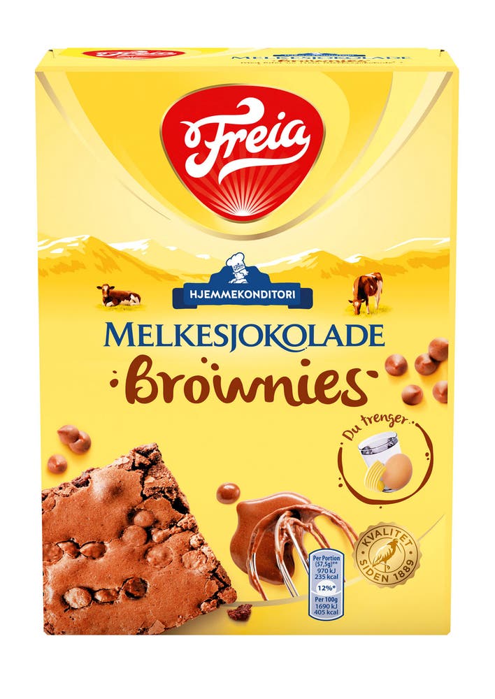 Freia Melkesjokolade Brownies