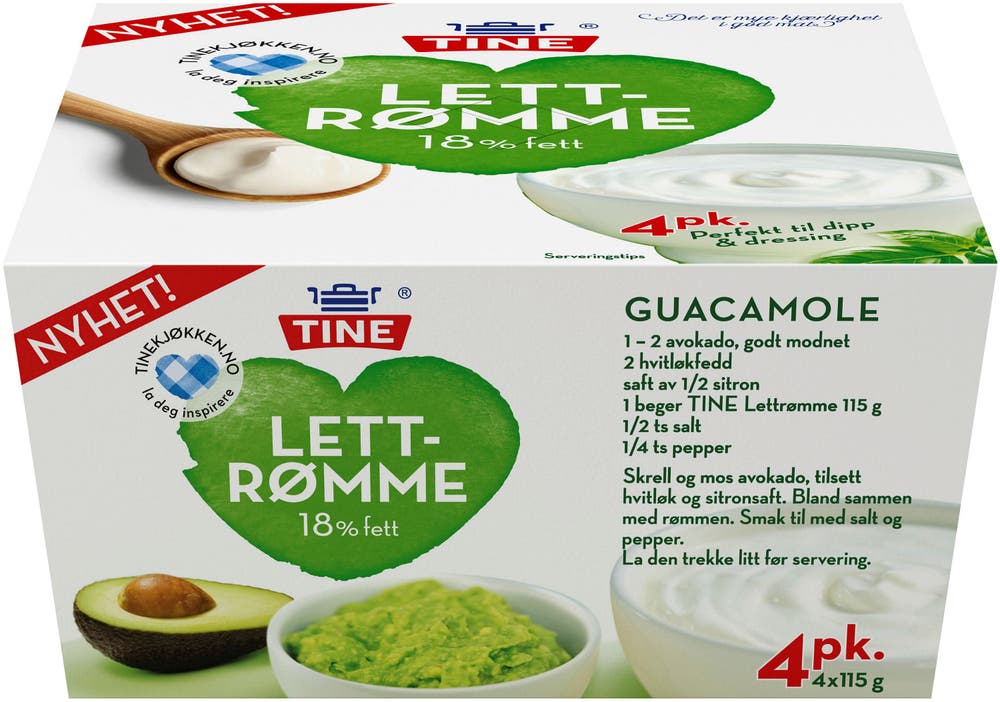 Tine Lettrømme 18%