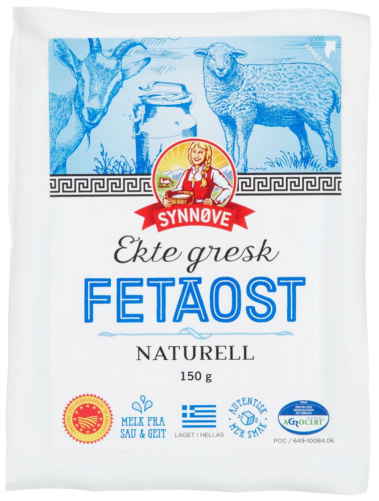 Synnøve Gresk Fetaost Blokk