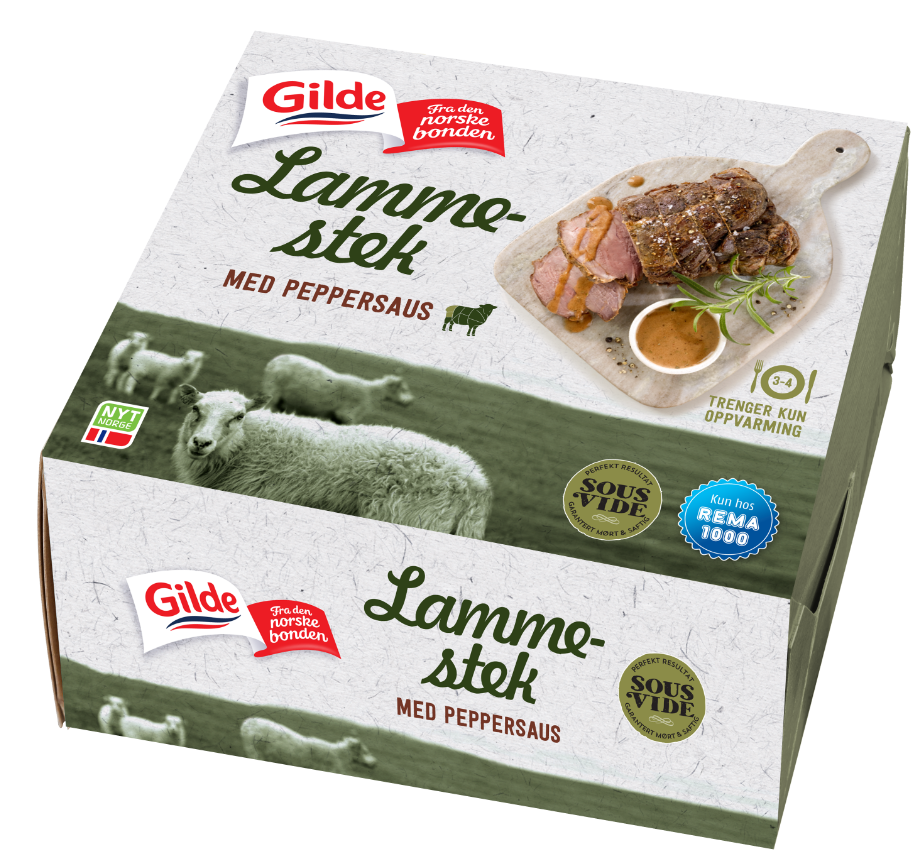 Gilde Lammestek Sousvide med Peppersaus