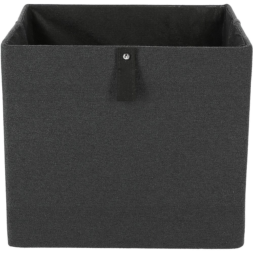 Clas Ohlson Oppbevaringsboks kvadrat Svart
