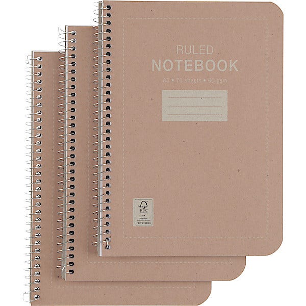 Clas Ohlson Collegeblokk A5 Linjert