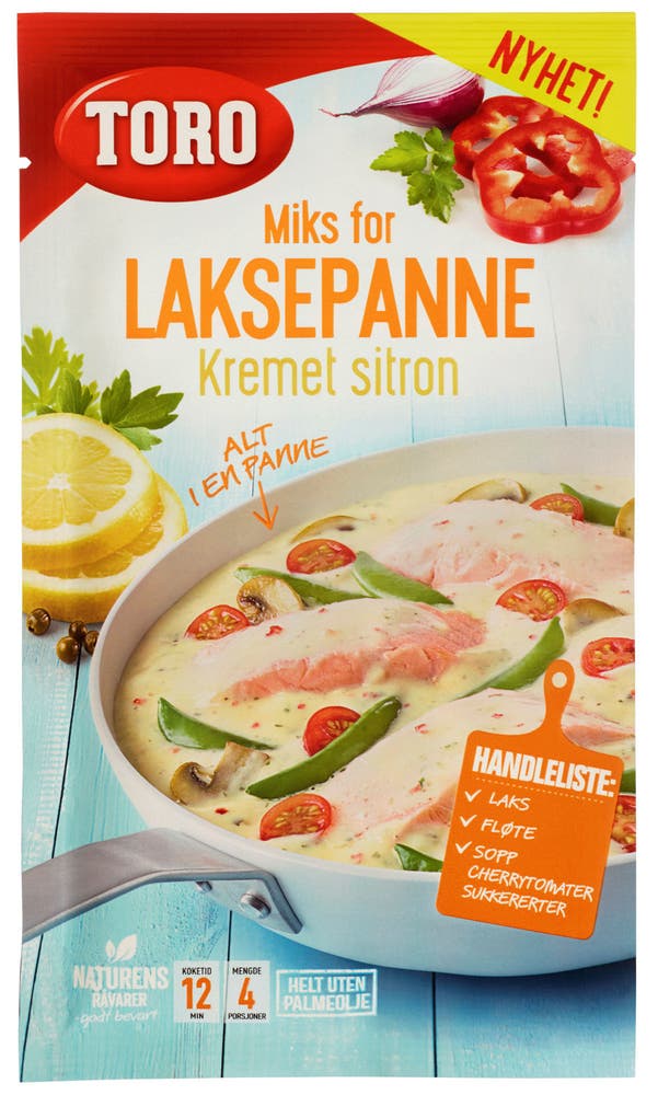 Toro Laksepanne Kremet Sitron