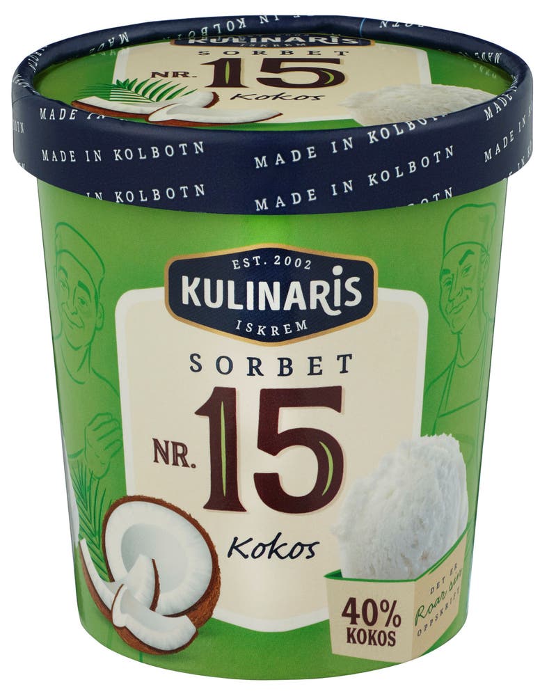 Kulinaris Sorbet av Kokos