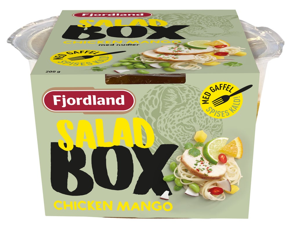 Fjordland Kylling Mangosalat Box Med Nudler