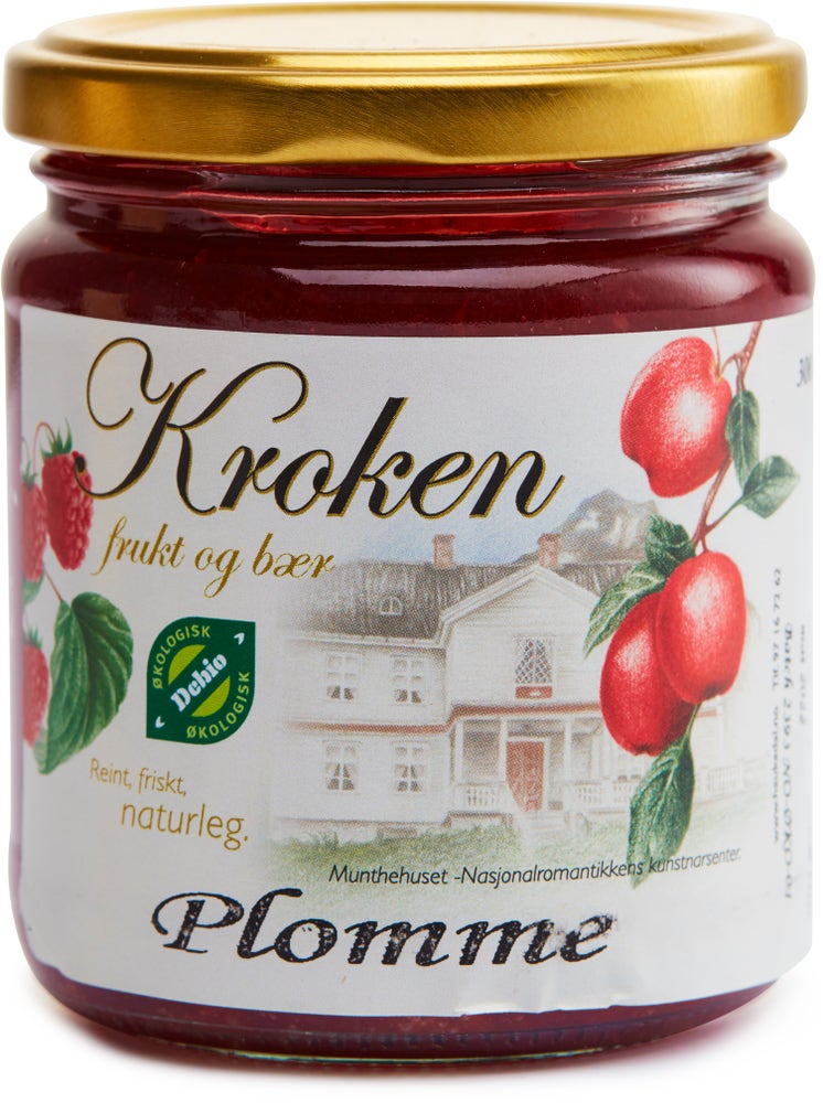 Kroken Frukt & Bær Håndlaget Plommesyltetøy Økologisk