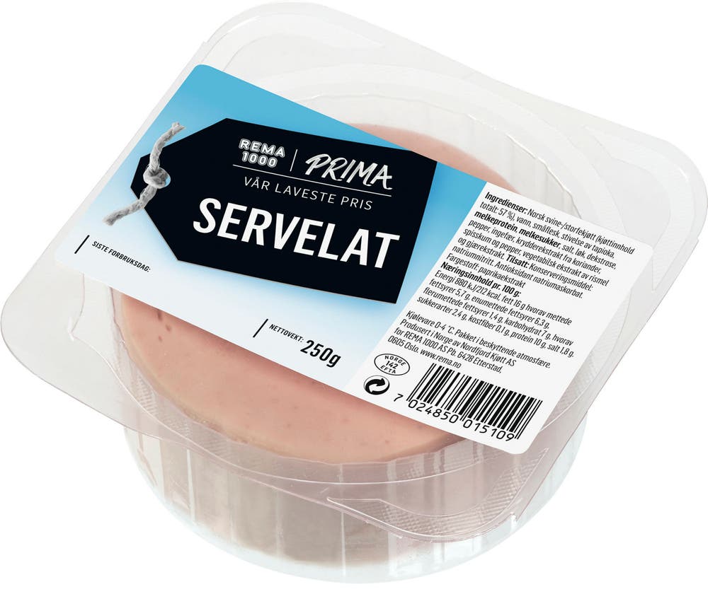 Prima Lavpris Servelat