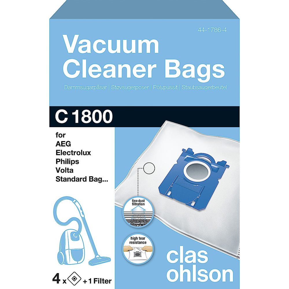 Clas Ohlson Støvsugerpose C1800