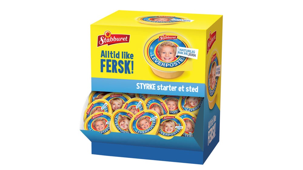 Stabburet Leverpostei Kuvert