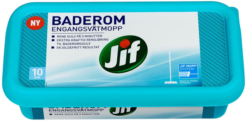 Jif Engangsvåtmopp Baderom