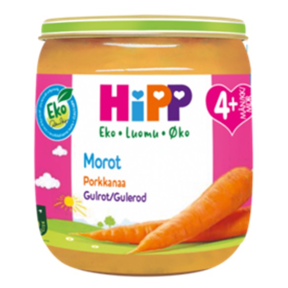 Hipp Gulrot Fra 4 mnd