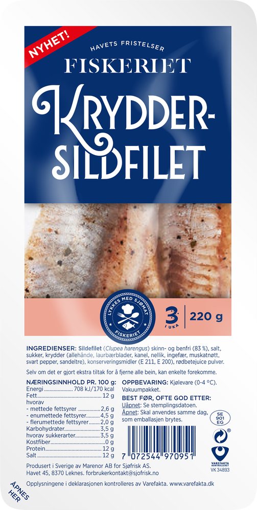 Fiskeriet Kryddersildfilet