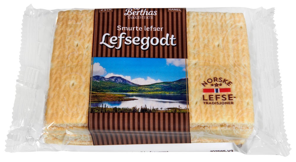 Berthas Lefsegodt Kanel 2 stk