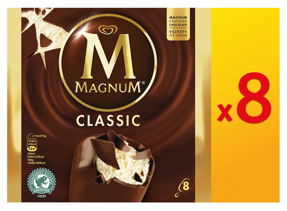 Magnum Classic Iskrem 8 x 110ml