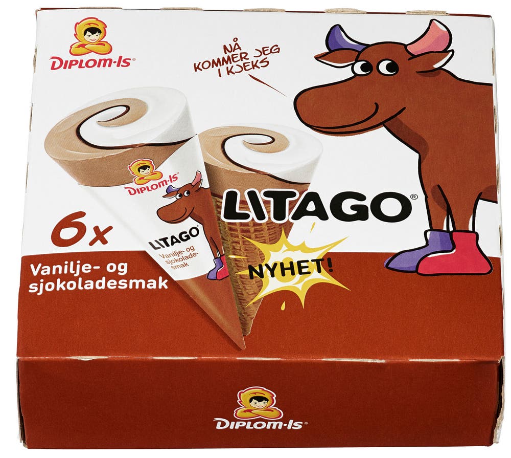 Diplom-Is Litago Kremmerhus 6 stk