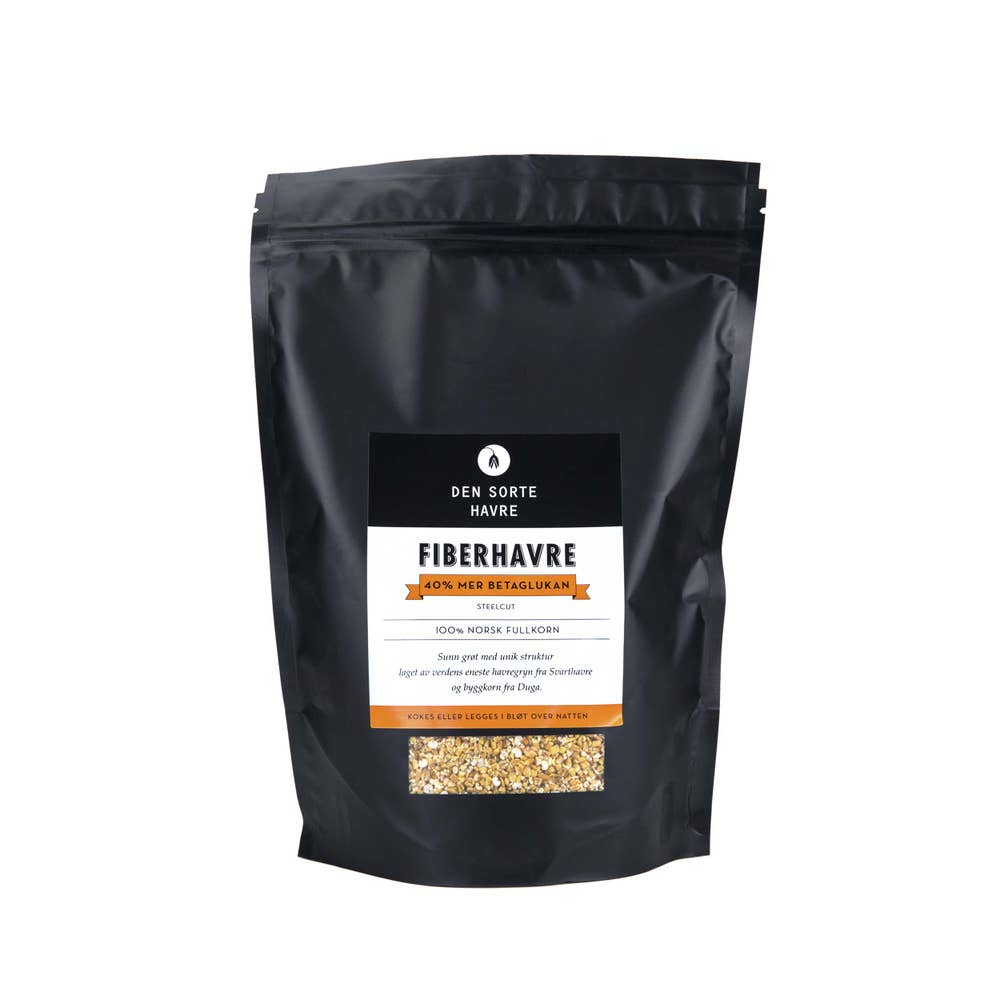 Den Sorte Havre Fiberhavre Steel Cut