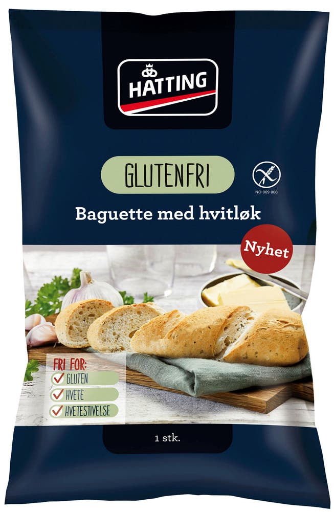 Hatting Glutenfri Baguette med Hvitløk