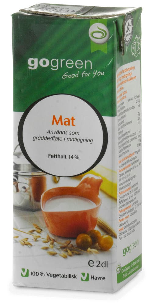 Go Green Matfløte Havre