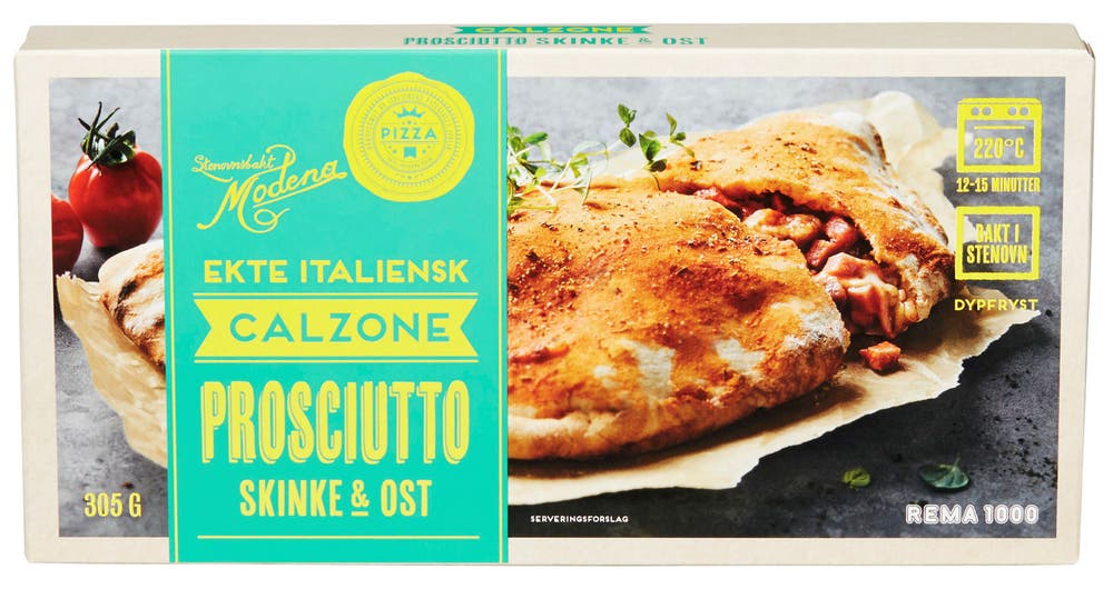 REMA 1000 Calzone Ost & Skinke