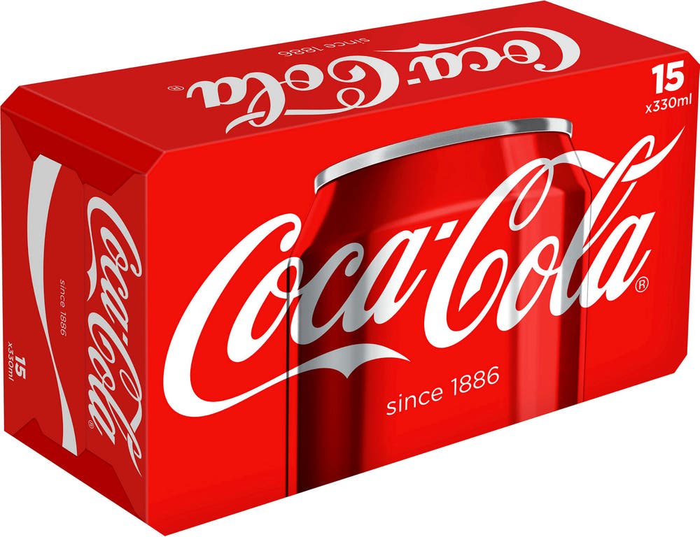 Coca-Cola Reg 15*330ml can