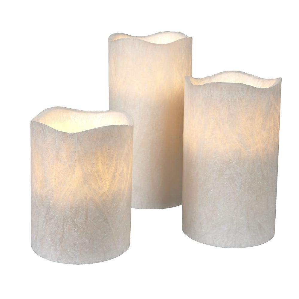 Clas Ohlson Kubbelys LED 3-pack med fjernkontroll