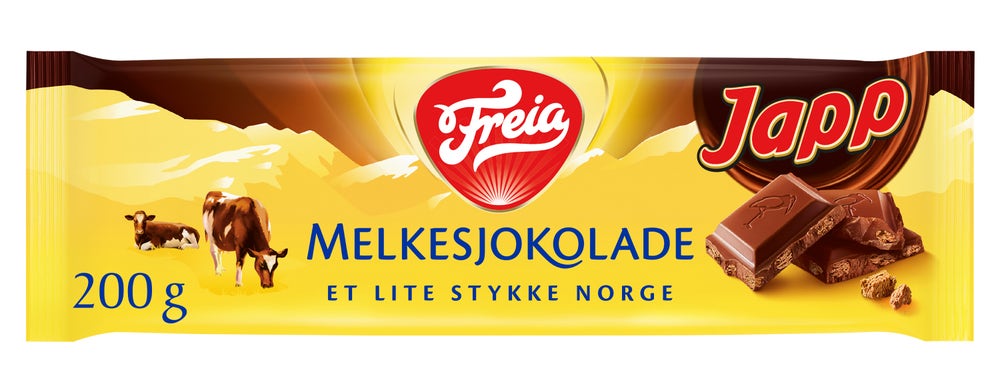 Freia Melkesjokolade Med Japp