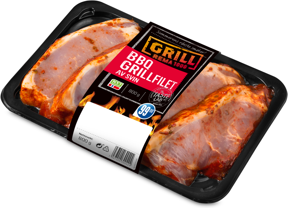 REMA 1000 Grillfilet BBQ-marinert