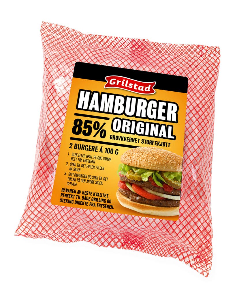 Grilstad Hamburger Original 2 x 100g