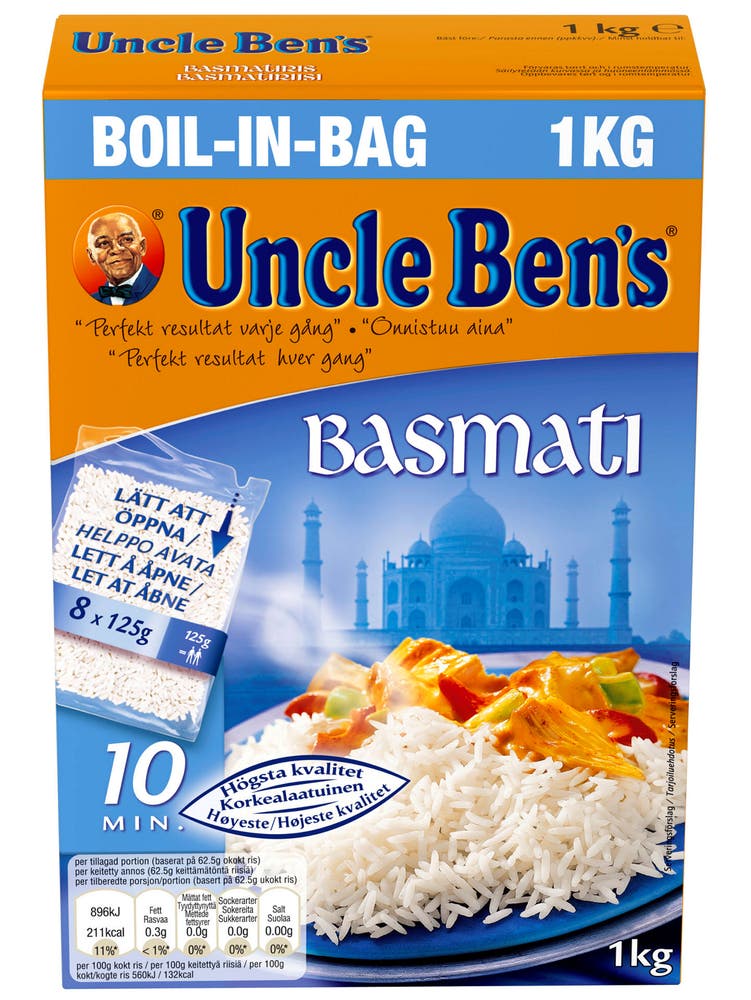 Uncle Ben's Basmatiris Boil-in-bag