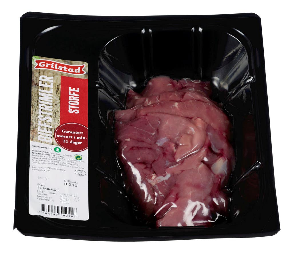 Grilstad Biffstrimler av Storfe
