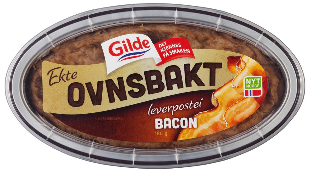 Leverpostei Bacon Ovnsbakt 180g