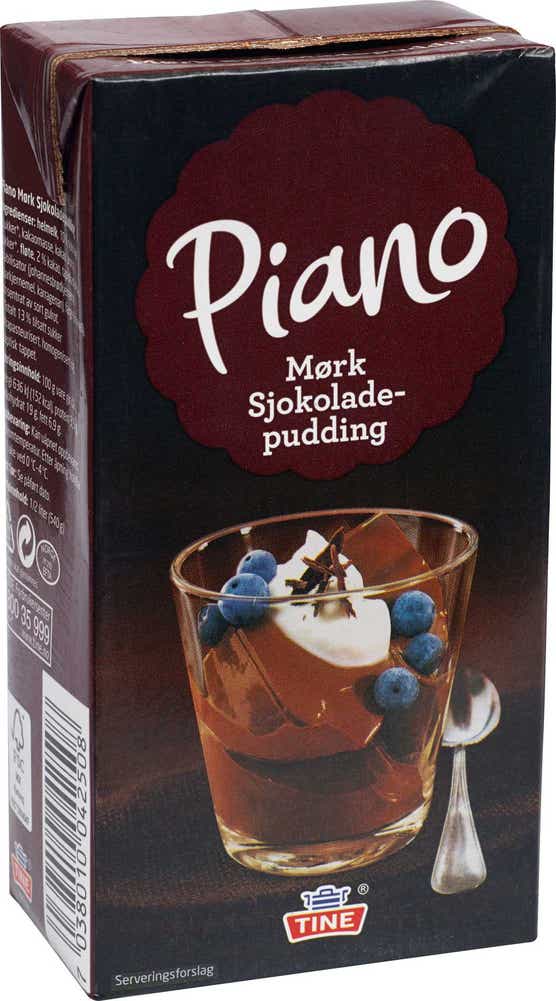 Tine Piano Mørk Sjokoladepudding